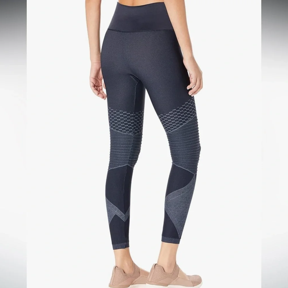 NWOT Spanx “Look at Me” Seamless Moto Leggings | Indigo Sky Blue | Small - Picture 2 of 8